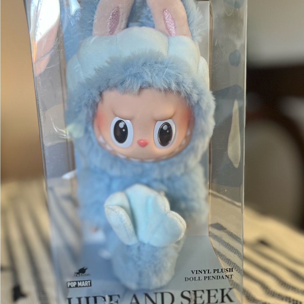 Pop Mart Labubu Hide and Seek In Singapore Series Vinyl Plush Pendant